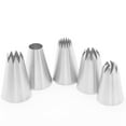 thumbnail image 4 of ACDANC 5Pcs Piping Tips Precise Decorating Cake Decorating Tools Variety of Shapes Frosting Piping Kit Professional Results, 4 of 4