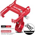 thumbnail image 3 of Soporte para teléfono de bicicleta Cell P10 Soporte para bicicleta Clip para manillar Rojo, 3 of 9