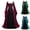 Wine, variant on Hooded Medieval Maxi Dresses for Women Formal Renaissance Costume Long Bell Sleeve Halloween Costumes Gothic Gown Witch Cosplay Outfits