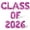 Pink, variant on Letter & Number Balloons - CLASS OF 2026 16" Inch Alphabet Letters Foil Mylar Balloon Graduation Party Banner (Red)