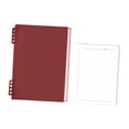 thumbnail image 4 of Elodie Loose Leaf Notebook Spiral Journal Creative Thick Paper Stylish Waterproof Cover Red, 4 of 8
