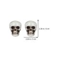 thumbnail image 2 of 8 Pcs Maniquine Miniature Skull Heads Halloween Skeleton Head Human Skull Head Model Mini Skull Model Skull Ornaments, 2 of 3