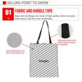thumbnail image 4 of Tote Handbag Creative Cute Cat Canvas Shoulder Bag Shoulder Handbag Tote Bag, 4 of 5