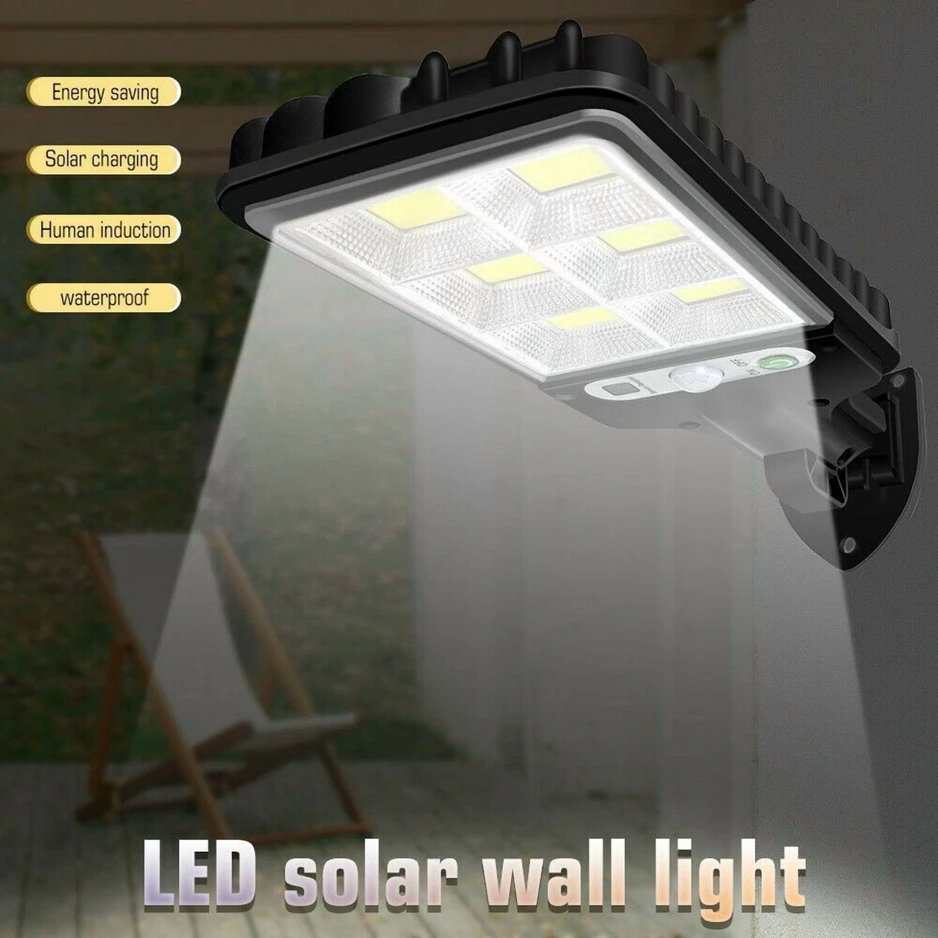 PURELY- 1200000Lm Led Solar Flood Light Security Motion Sensor Outdoor Yard Street Wall
