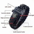 thumbnail image 2 of D5 Emergency Paracord 550 4mm Led Lights Torch Camping Rope Parachute Cord Bracelet Survival Multifunction Outdoor Tools Camping, 2 of 4