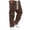Z66-Coffee, variant on Travel Pants Men Wide Leg Stretchy Cropped Pants Athletic Outdoor Sports Baggy Sweatpants