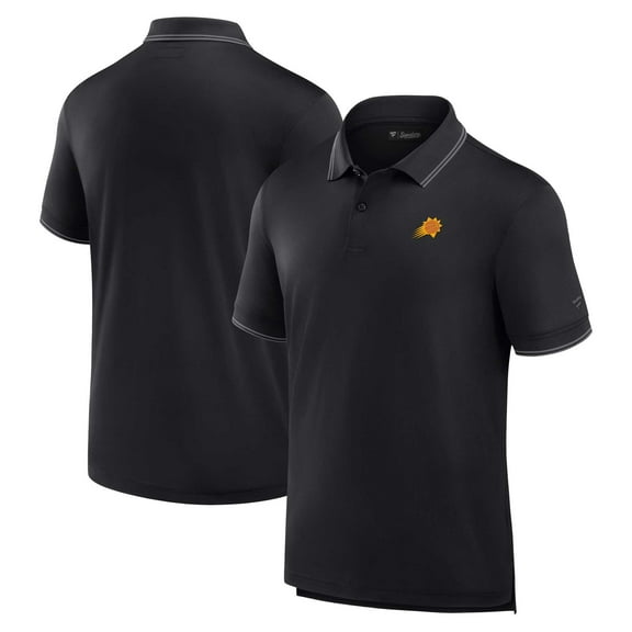 Men's Fanatics Black Phoenix Suns Front Office Pique Polo