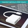 thumbnail image 4 of Adaptador Hdmi Otg Lightning A Av Digital Para iPhone/iPad, 4 of 5