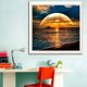 thumbnail image 2 of 30x40cm Niños Adultos 5d Diy Diamond Art Painting Set - Vista Al Mar Del Atardecer, Manualidades De Bordado De Diamantes Completos, Pintura De Diamantes De Diamantes De Imitación De Cristal De Lona, 2 of 5