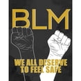 thumbnail image 3 of Allen, Kimberly 12x14 Black Modern Framed Museum Art Print Titled - BLM 1, 3 of 5