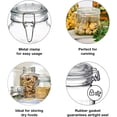 thumbnail image 4 of Bormioli Rocco Fido Clear Glass Jar with 85 mm Gasket, 17.5 Fluid Ounces (Pack of 2), 4 of 6