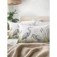 thumbnail image 3 of Outdoor Pillows Waterproof, Wildlife White Birds Bedding Throw Pillows with Insert for Couch Sofa Bed, Water Reflection Scenic 12x20 Inch Pillowcases Decorative Camping Patio Pillow Set of 1, 3 of 8