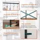 thumbnail image 5 of Alacena de Almacenamiento de 5 Niveles, Estante de Cocina con Enchufes y 5 Ganchos，Estante de Microondas, Mueble Multiusos de Cocina, Sala, Oficina，Cafetería (80cm Más Ancho), 5 of 7