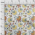 thumbnail image 2 of oneOone Cotton Cambric Yellow Fabric Block Dress Material Fabric Print Fabric By The Yard 42 Inch Wide-F8, 2 of 6