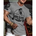 thumbnail image 2 of Gymish Gray Beard Great Bod Workout Shirt for Men – Funny Motivational Gym T-Shirt, Athletic Fitness Wear, Heather Grey with Sleeve Logo, Large, 2 of 6