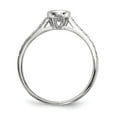 thumbnail image 6 of 925 Sterling Silver Rhodium-plated CZ 3-Ring Set Size: 8; for Adults and Teens; for Women and Men, 6 of 8