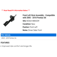 thumbnail image 2 of Front Left Strut Assembly - Compatible with 2005 - 2010 Pontiac G6 2006 2007 2008 2009, 2 of 2