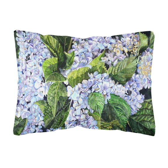 Carolines Treasures 8730PW1216 Hydrangea Canvas Fabric Decorative Pillow, 12H x16W, multicolor