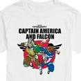 thumbnail image 3 of Marvel Captain America: Brave New World - Falcon Team Up - Men's Short Sleeve Graphic T-Shirt, 3 of 5
