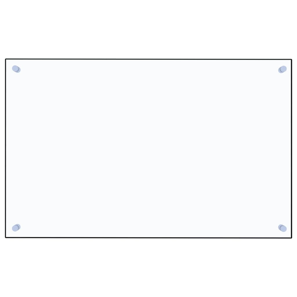 vidaXL Kitchen Backsplash Wall Tile Panel Sink Splash Guard Tempered Glass