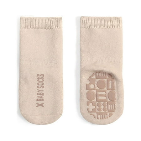 

Kids Socks Walking and Thickened Wool Indoor Non- Warm Floor Ring Care Slipper Socks