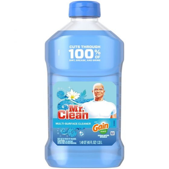 Mr. Clean With Gain Ocean Water Sparkle Scent MultiSurface Cleaner, 45