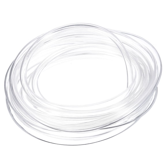 Tubing, 5mm ID x 8mm OD - 13 Feet Long Clear Vinyl Water Pipe, Lightweight Plastic Flexible