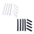 thumbnail image 3 of Ruiboury 8X Car Door Edge Guards Set Bumper Strip Kit Trim Molding Protection Anti-rub M white 1Set, 3 of 6