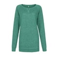 thumbnail image 3 of Gerichy Long Sleeve Shirts for Women Sweatshirt for Women Long Sleeve Tunic Tops Color Block Crewneck Sweatshirts Side Split Womens Tops, 3 of 4