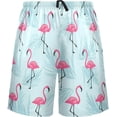 thumbnail image 2 of GZHJMY Flamingo Pajama Pants Short for Men, Lounge Pants Lightweight Men Pajama Bottoms with Drawstring Pockets, Christmas New Year Birthday Gifts, Small, 2 of 7