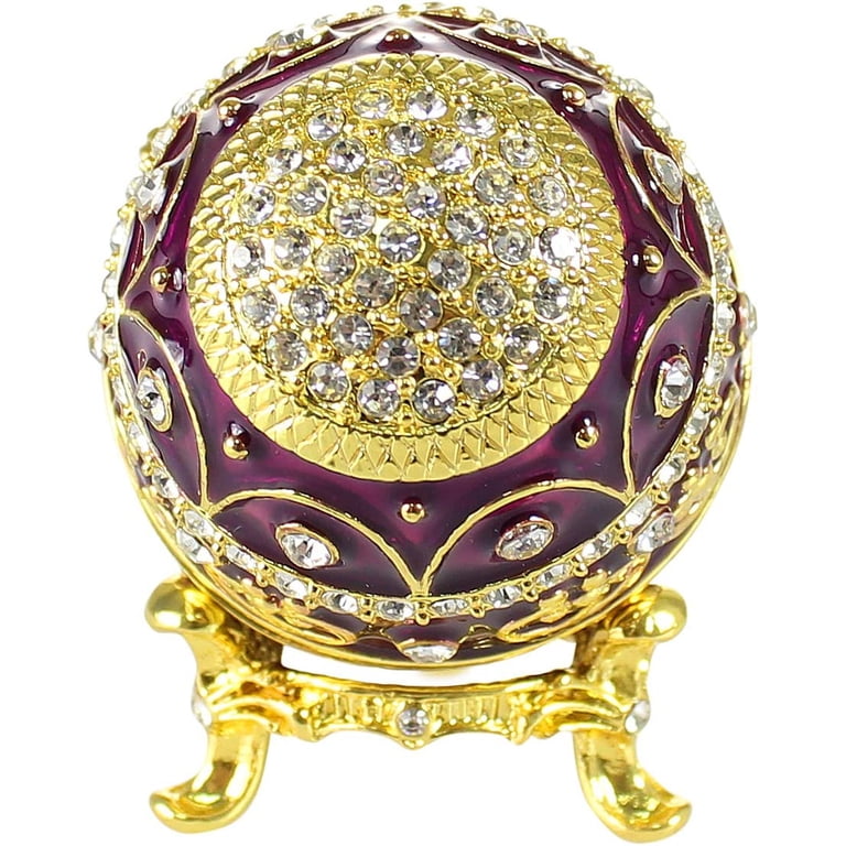 Purple Faberge Egg Trinket Box - Walmart.com