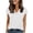 White Shirts for Women, variant on Pxxlle Cap Sleeve T Shirts for Women Summer Casual V Neck Beach Vacation Tshirt Solid Color Basic Tees Red XXL