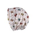 thumbnail image 2 of Qarigey Gorro de turbante de encaje versátil para opciones de sombreros elegantes Gorro de dormir suave con turbante de encaje de gorro de Sombreros modelo-blanco, 2 of 6