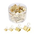 thumbnail image 1 of Paper Clamps, Assorted Sizes (Mini, Small, Medium, Large), 60 Pcs Clips for Office School Supplies, 1 of 4