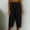 Black, variant on BUIGTTKLOP Womens Wide Leg Capri Pants Elastic Waist Casual Loose Lounge Trousers 2026 Summer Flowy Beach Vacation Capris