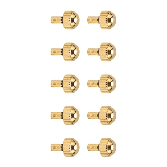 Replacement Watch Crown,10pcs Golden Watch Crown Watch Crown Parts Watch Head Innovative Solution