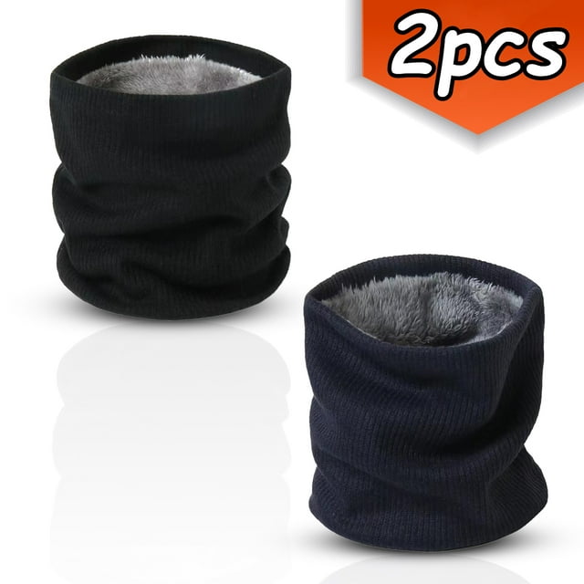 Neck Gaiter Winter Scarf Neck Warmer for Men Women Fleece Face Scarf