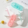 thumbnail image 3 of 170 Count Mint Twin-Line Dental Floss Picks with 4 Portable Mini Travel Cases, Resealable Storage Adult Flossers for Home & On-the-Go Oral Care, 3 of 13