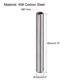 thumbnail image 2 of M6 Interna Rosca Espiga Pasador 2uds 10x80mm Chaflanado Plano Carbono Acero Cilíndrico Pasador Cama Estantería Metal Dispositivos Industriales Pasadores, 2 of 5