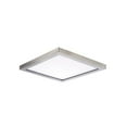 thumbnail image 4 of Maxim Wafer 9" Wide Square Satin Nickel LED Outdoor Ceiling Light, 4 of 4