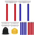 thumbnail image 1 of 17PCS Flag Football Belts Set, Belts and Flags Kit with 8P Flags/ 4 Belts/ 4P Cones/Storage Bag for 4 Player Flag Football Set for Outdoor Sport Training(4), 1 of 4