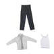 thumbnail image 5 of Conjunto de camisa y jeans para figura de acción de 6 pulgadas, ropa, regalos para niños y adultos. negro, 5 of 9