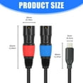 thumbnail image 5 of USB C to Double 3Pin Male Sound Cable for Amplifiers Active Speakers Mixing, 5 of 8