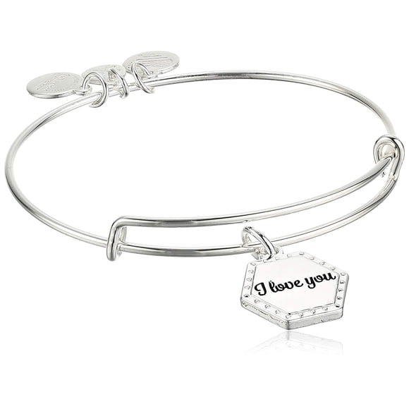 Pulsera Alex and Ani Because I Love You para mujer