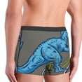 thumbnail image 5 of Haiem Fun Riding Dinosaur Men's Boxer Briefs, Every Day Comfort Stretch Cotton Moisture-Wicking Underwear-X-Large, 5 of 9