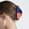 thumbnail image 6 of American Flag Hair Claw Clip Independence Day Hair Jaw Clip, Classic Vintage Patriotic Print Glossy Non-Slip Hair Holder, Strong Grip Fashion Hair Accessory for Women 4th of July Party Decor 1Pcs, 6 of 6