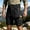 #403-Black, variant on TaTaai Mens Tactical Shorts Solid Color Outdoor Water Resistant Quick Dry Elastic Waist Multi Pocket Cargo Shorts For Sport Gift