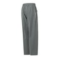 thumbnail image 5 of Sweatpants for Men Wide Leg Pants Relaxed Fit Straight Cut Spring Fall Casual Sporty Streetwear Trousers Plus Size Grey L, 5 of 5