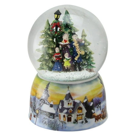 Northlight Christmas Carolers Musical Snow Globe