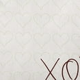 thumbnail image 2 of 18"x18" Simply Daisy Valentines XOXO with Hearts Poly Indoor/Outdoor Pillow, Maroon Qty 1, 2 of 5